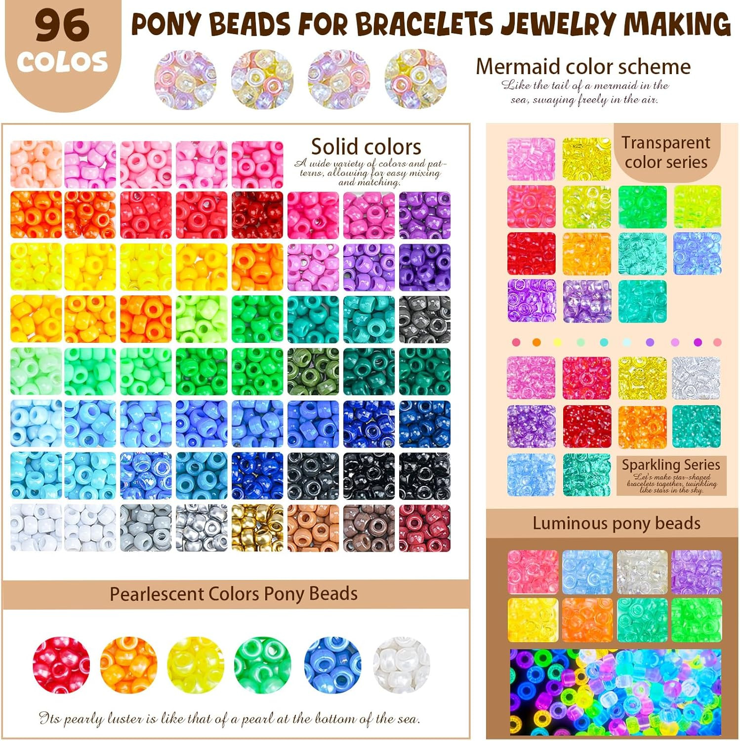 4500Pcs Pony Beads Bracelet Making Kit, 6 Boxes with 1600pcs Letter Beads Friend