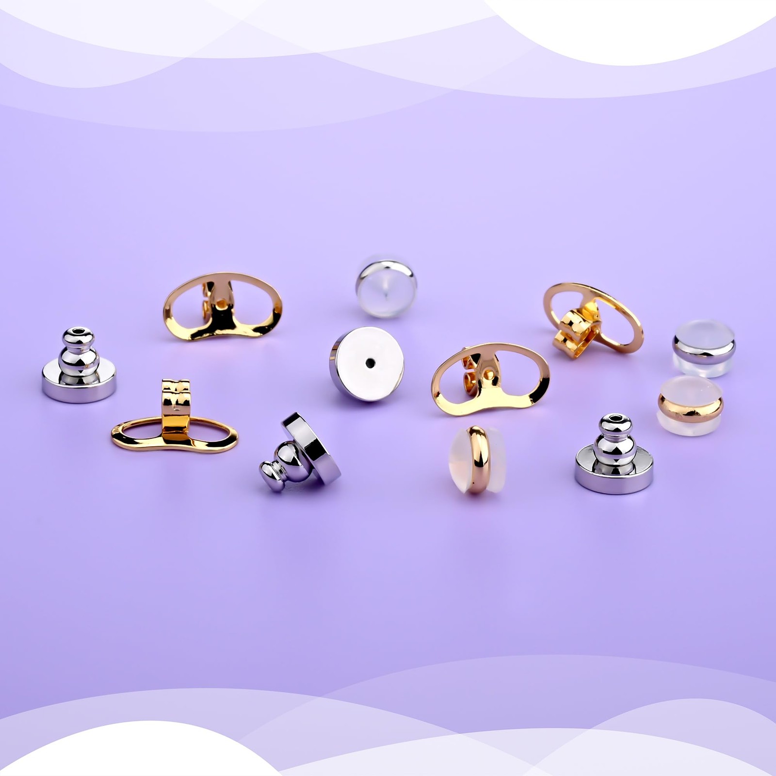 Earring Backs for Droopy Ears Heavy Earrings – Replacements Locking Ear Suppo…
