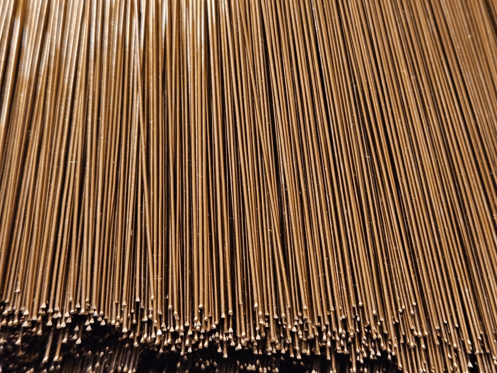 100 pcs 20 Gauge Copper Brown 14″ Beading Wire for Beads Jewelry Making Crafts