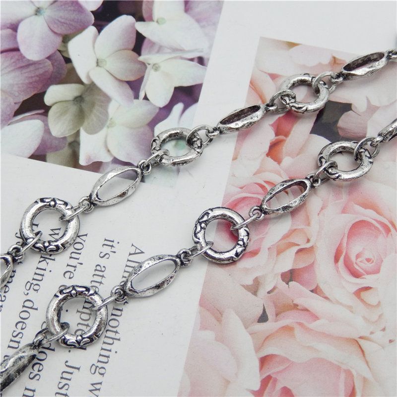 Antique Bronze Vintage Chains – 1 Meter Pack Metal Link Chain Jewelry Making