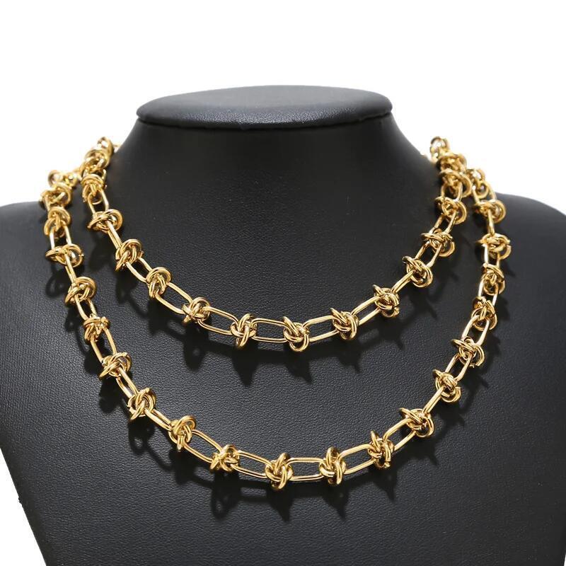 1meter Silver link Chain tainless Steel 6mm Knot Chain for diy Jewelry Making