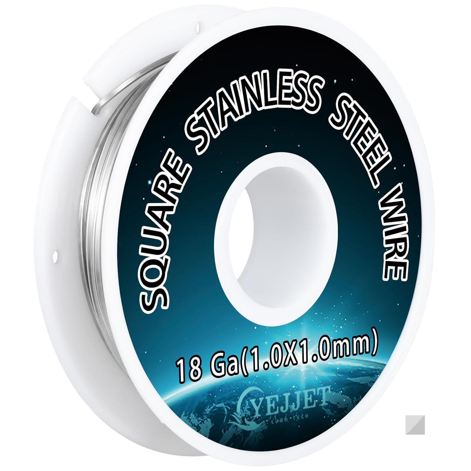 Square 316 Stainless Steel Wire 18Ga – Jewelry Making Wire for Crafting & Beadin