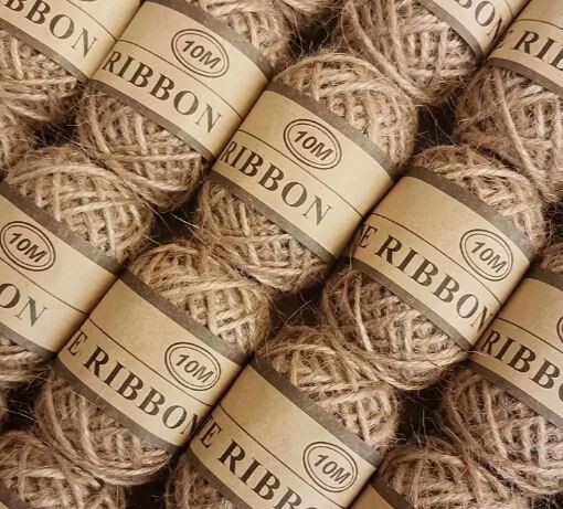 12 Pcs 10 meter each Natural Brown Jute Rope Twine String Cord Shank Craft US St