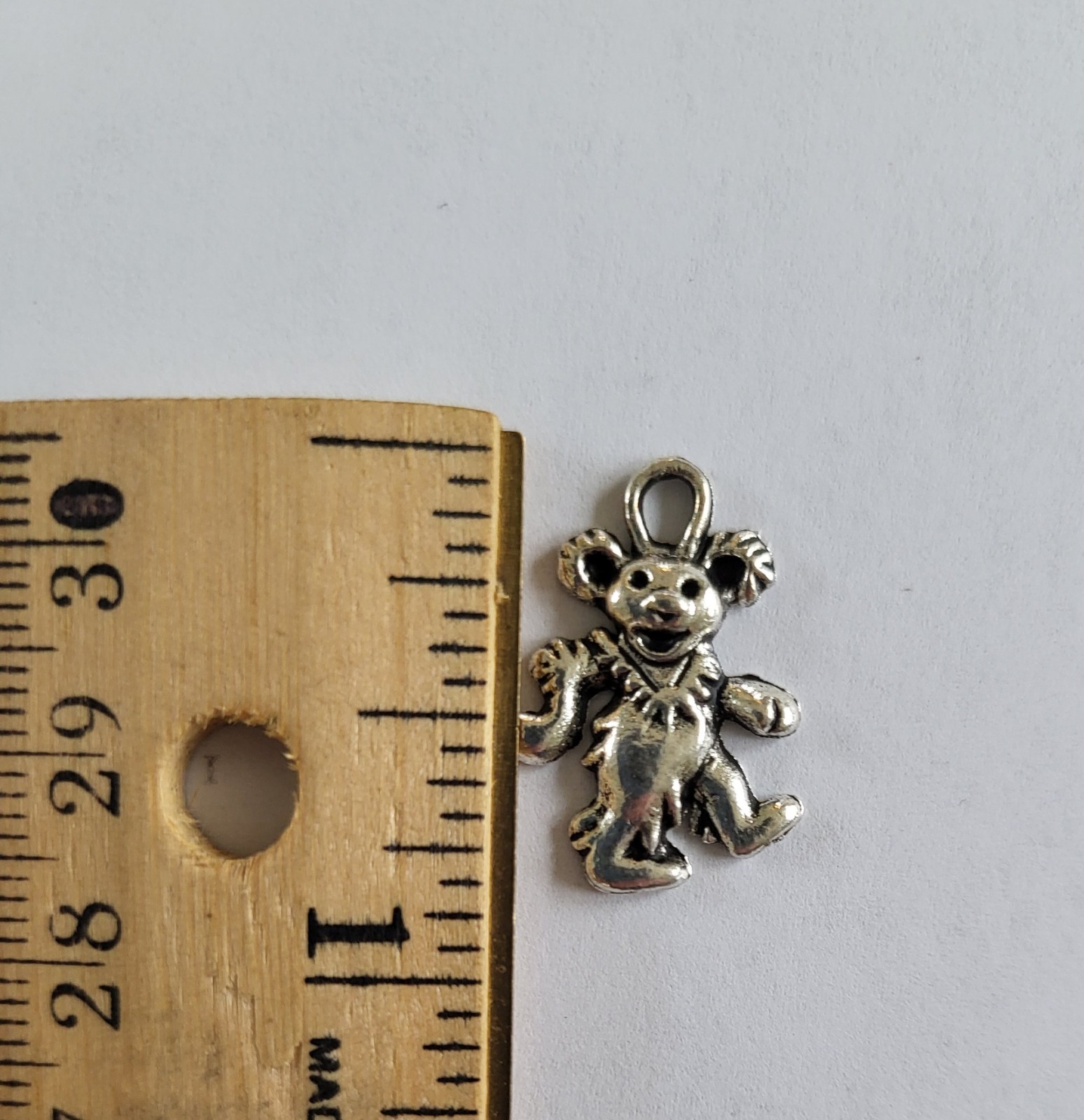10 Dancing Bear Charms + FREEBIE Grateful Dead – Metal Tibetan Silver Pendants