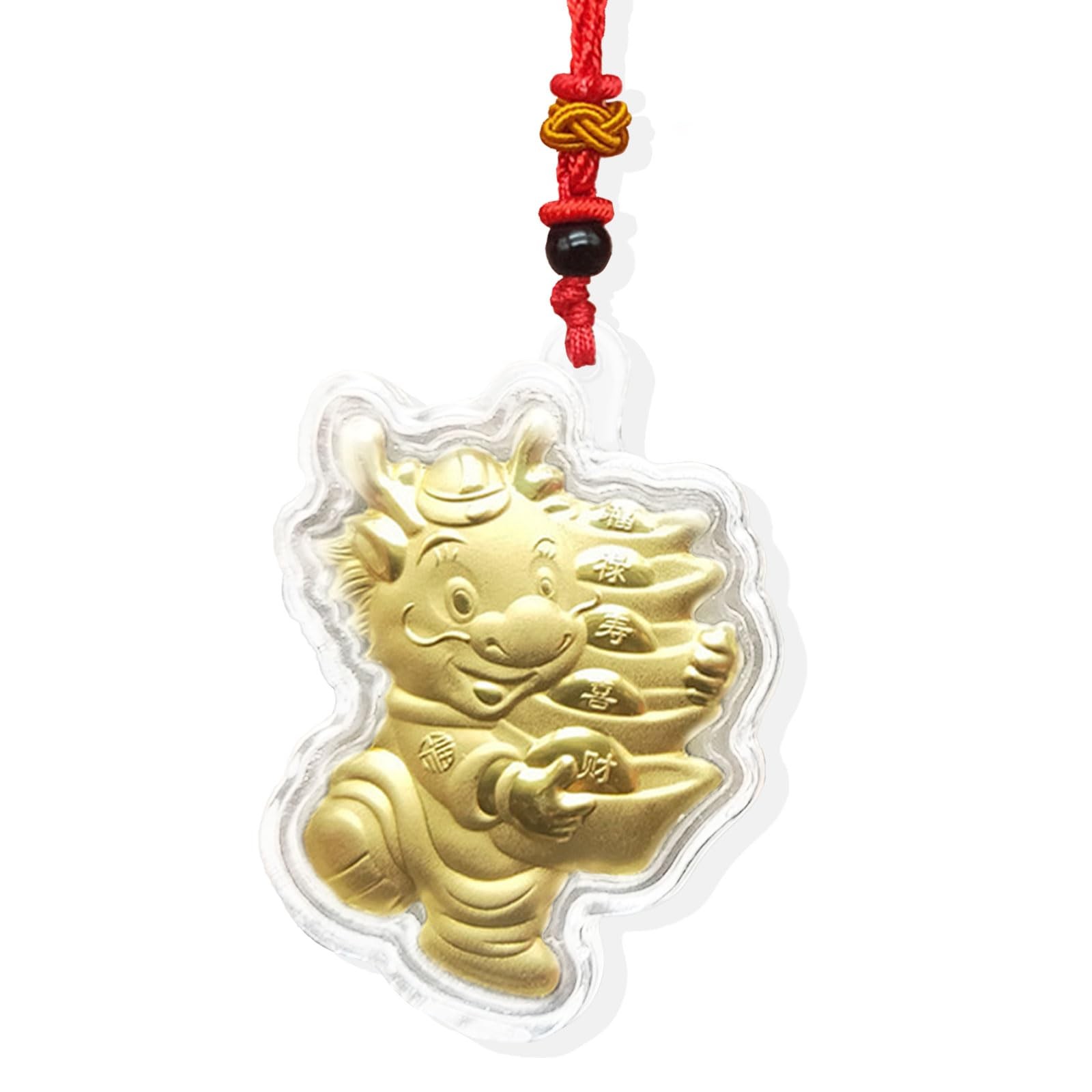 2024 Chinese New Year Dragon Necklace Lucky Dragon Necklace Spring Festival Trad