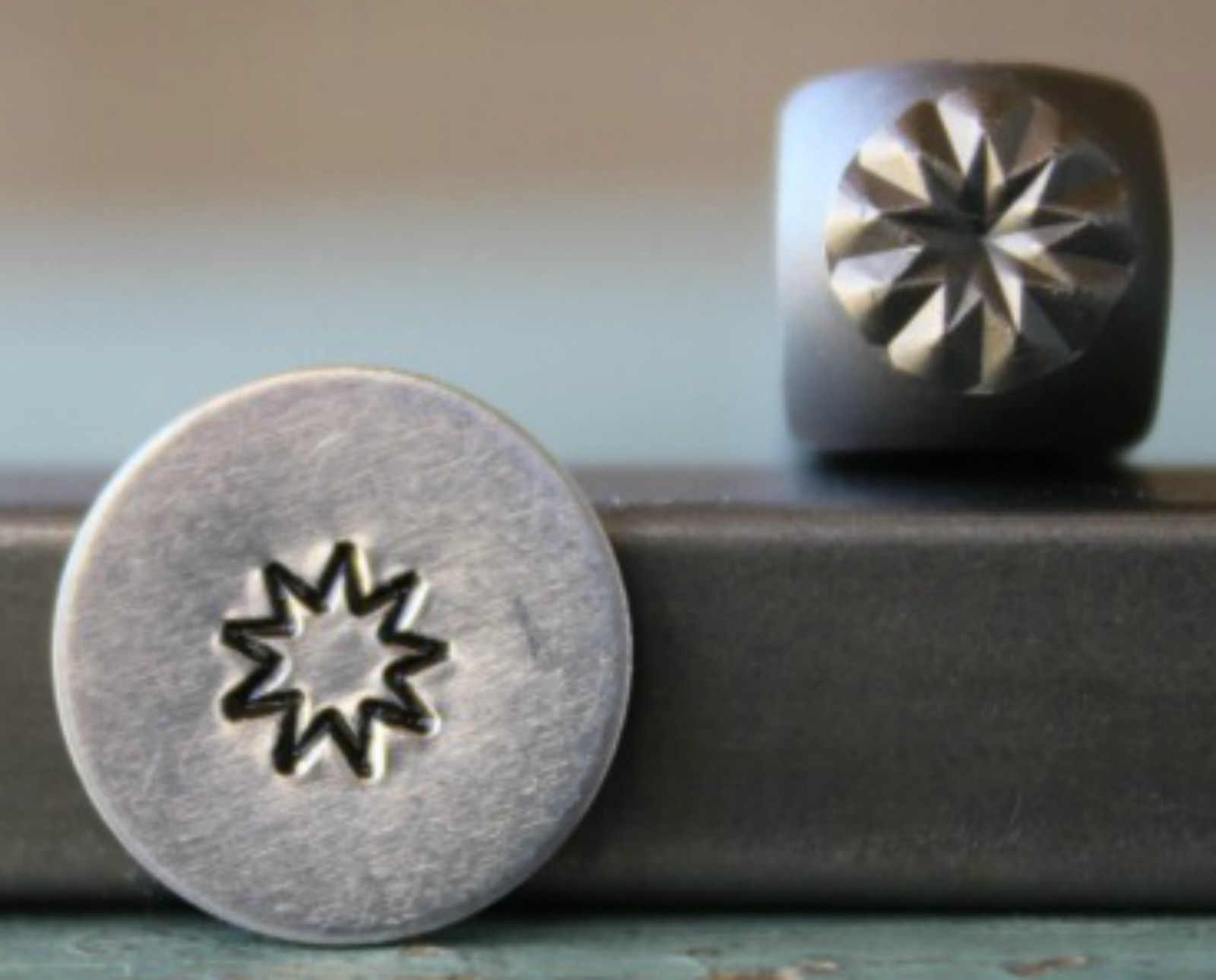SUPPLY GUY 5mm Nine Point Star Metal Punch Design Stamp SGCH-292