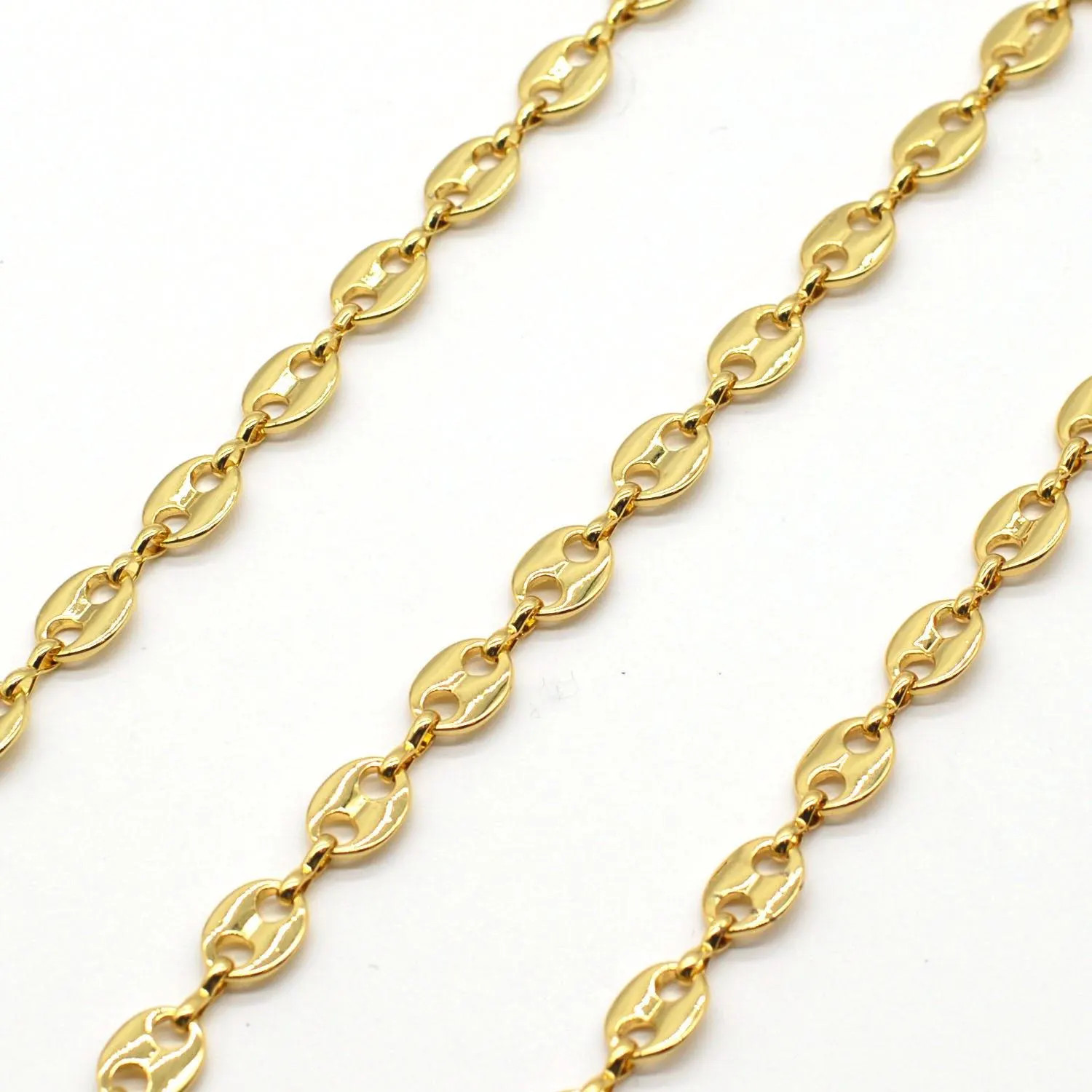 1Foot 18K Gold Plated Link 8X11mm Chain Heavy Chunky Chain for necklace GADW503