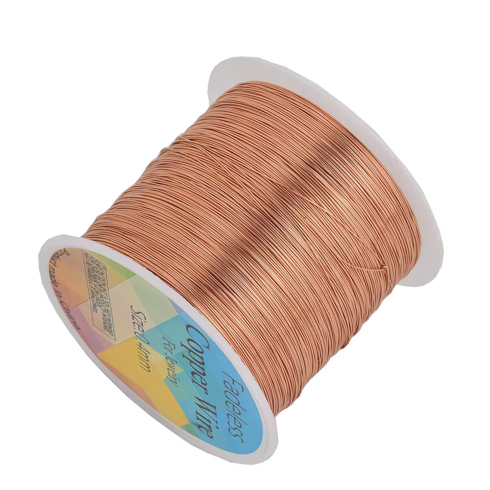 100M Copper Wire Beading Cord 0.3/0.4/0.5Mm for Jewelry Making Accessories