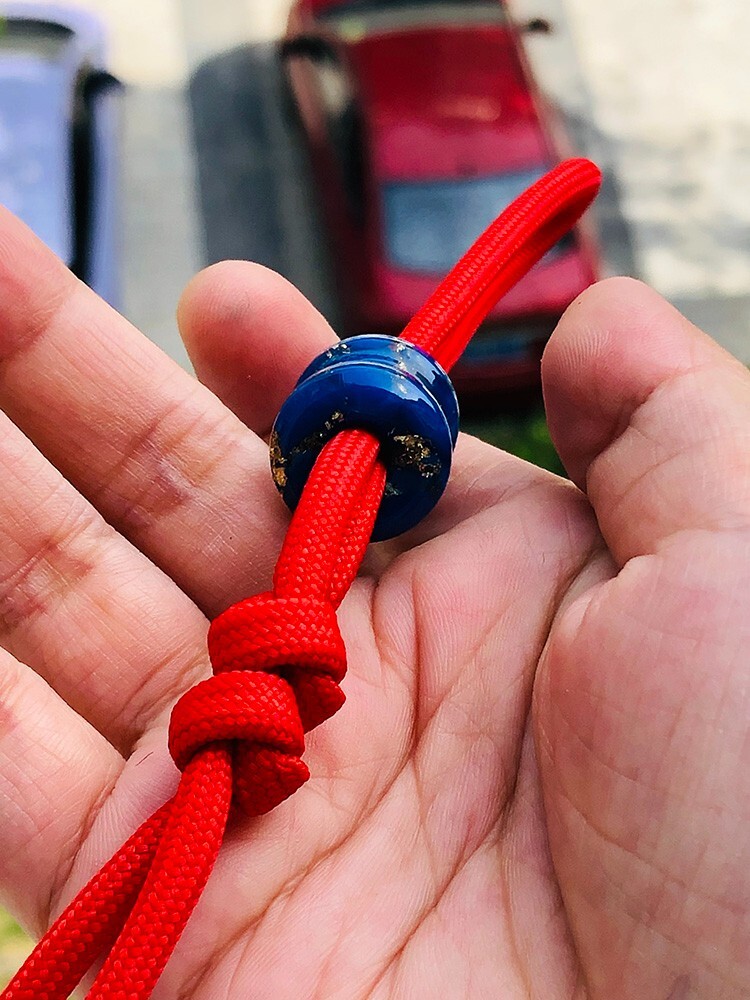 New Resin Knife Lanyard Bead Necklace Bracelet Paracord Pendant Making Bead EDC