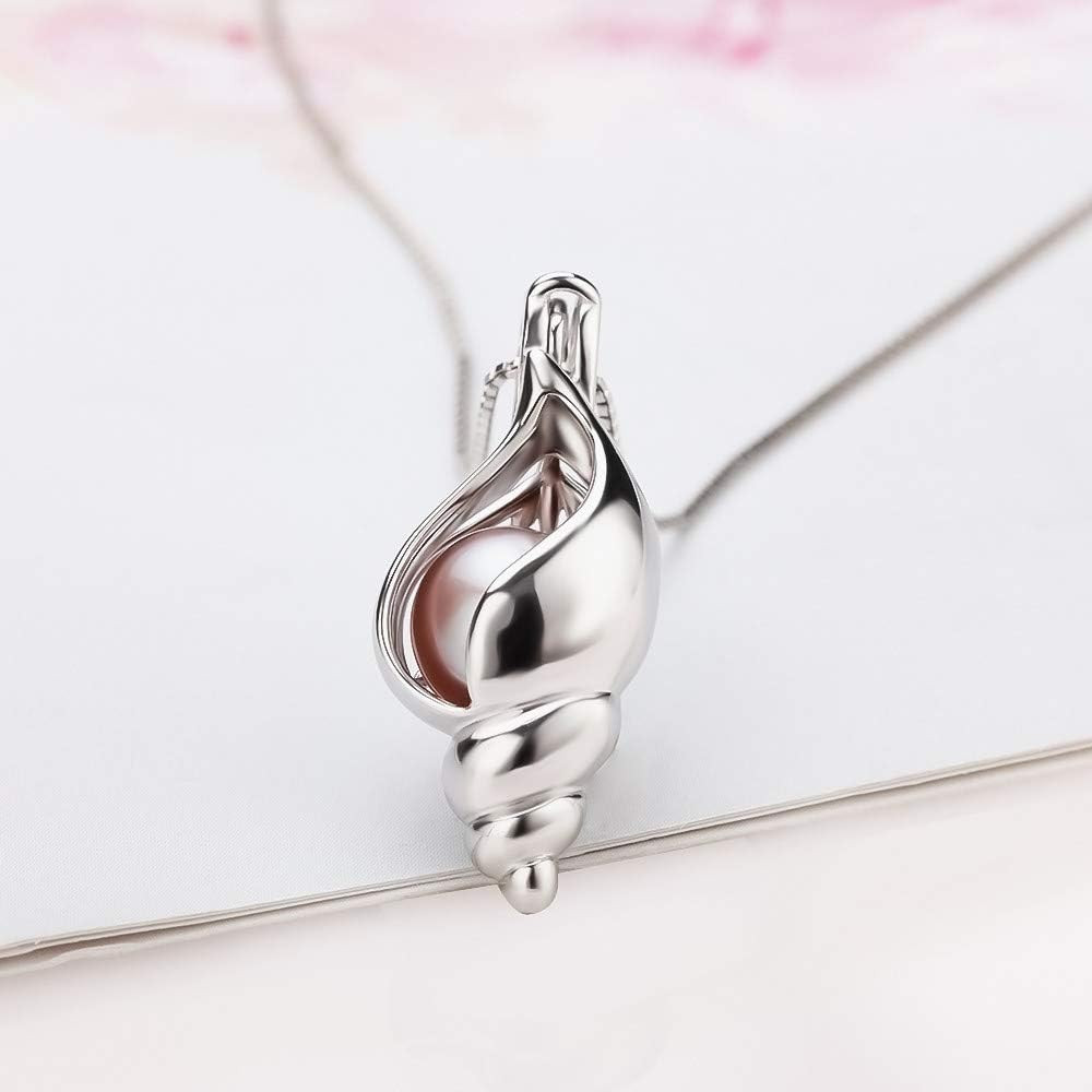 Conch Cage Pendants Crafting Charm for DIY Necklace Bracelet Jewelry Making Ster