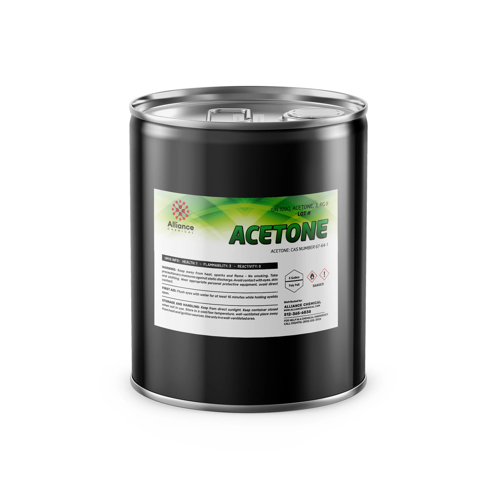 Acetone Technical Grade – 5 Gallon Pail