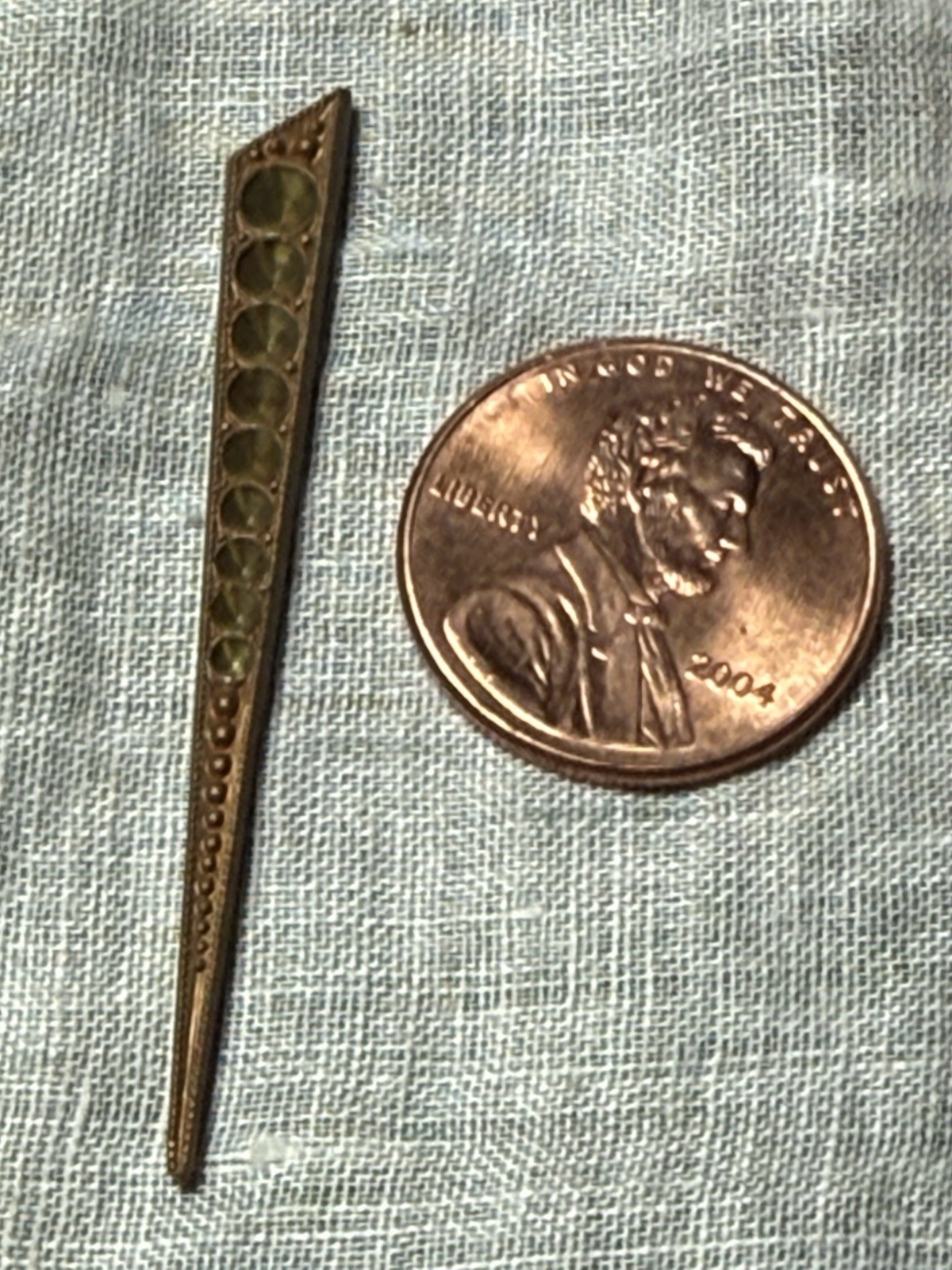 6 Vintage Art Deco Style Finding for Pins, Brooches