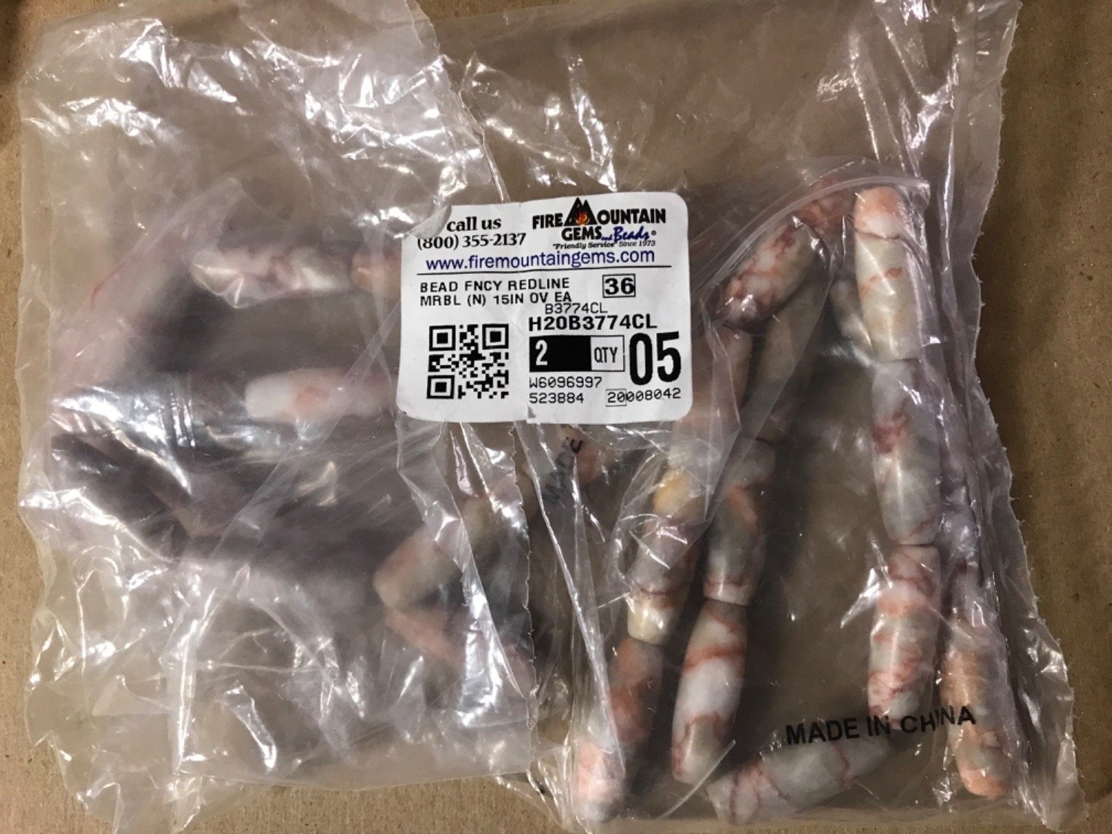 Fire Mountain Gems and Beads Assorted Bead Lot of 11, 2 lbs 6 oz Or Bead Strands