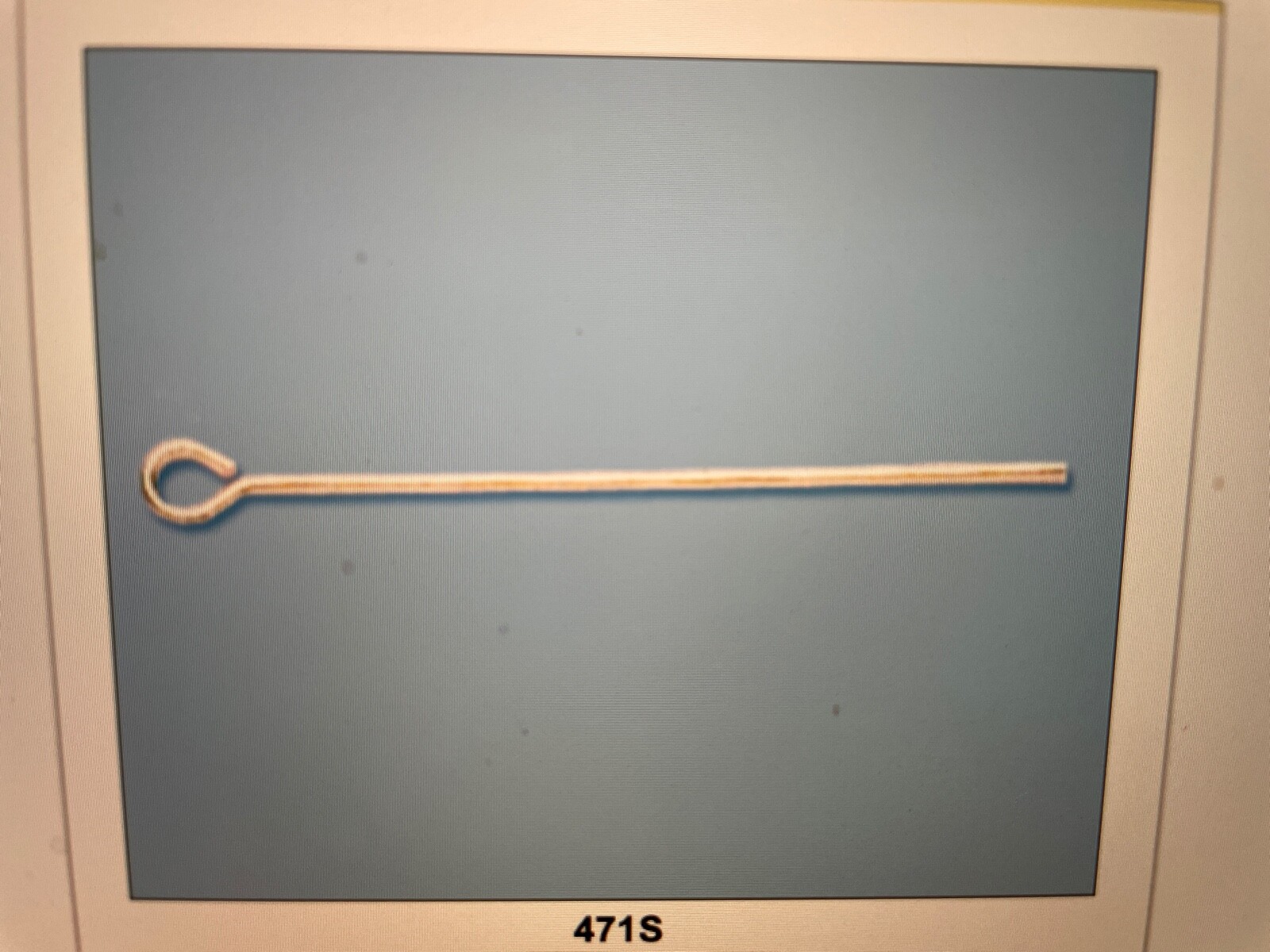 STERLING SILVER (1) INCH EYE PINS