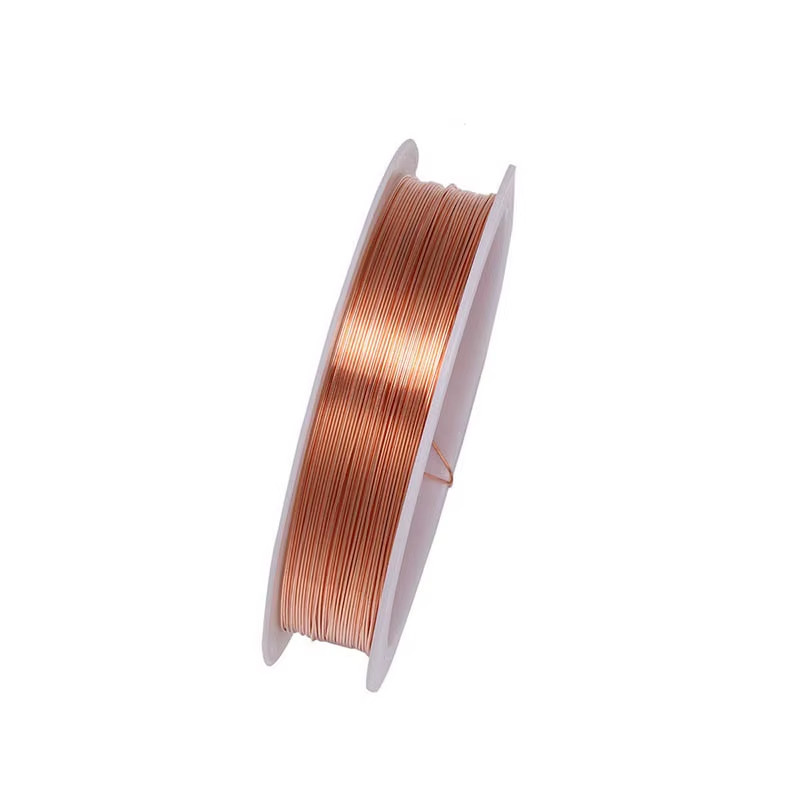 10M~1M Pure Copper Wire Bare Red T2 Copper Line Superfine Wire Diameter 0.1/0.3/