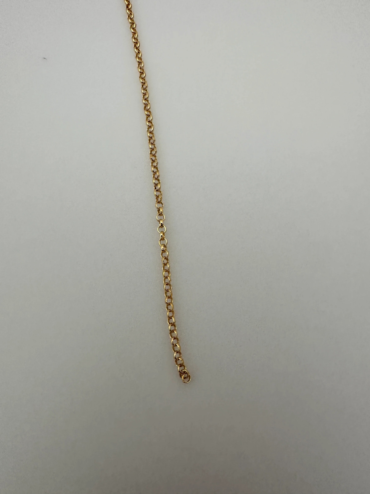 One Foot of 14K Real Gold-Filled Round Rolo Chain | Half-Round Wire | CHN25GF, 1