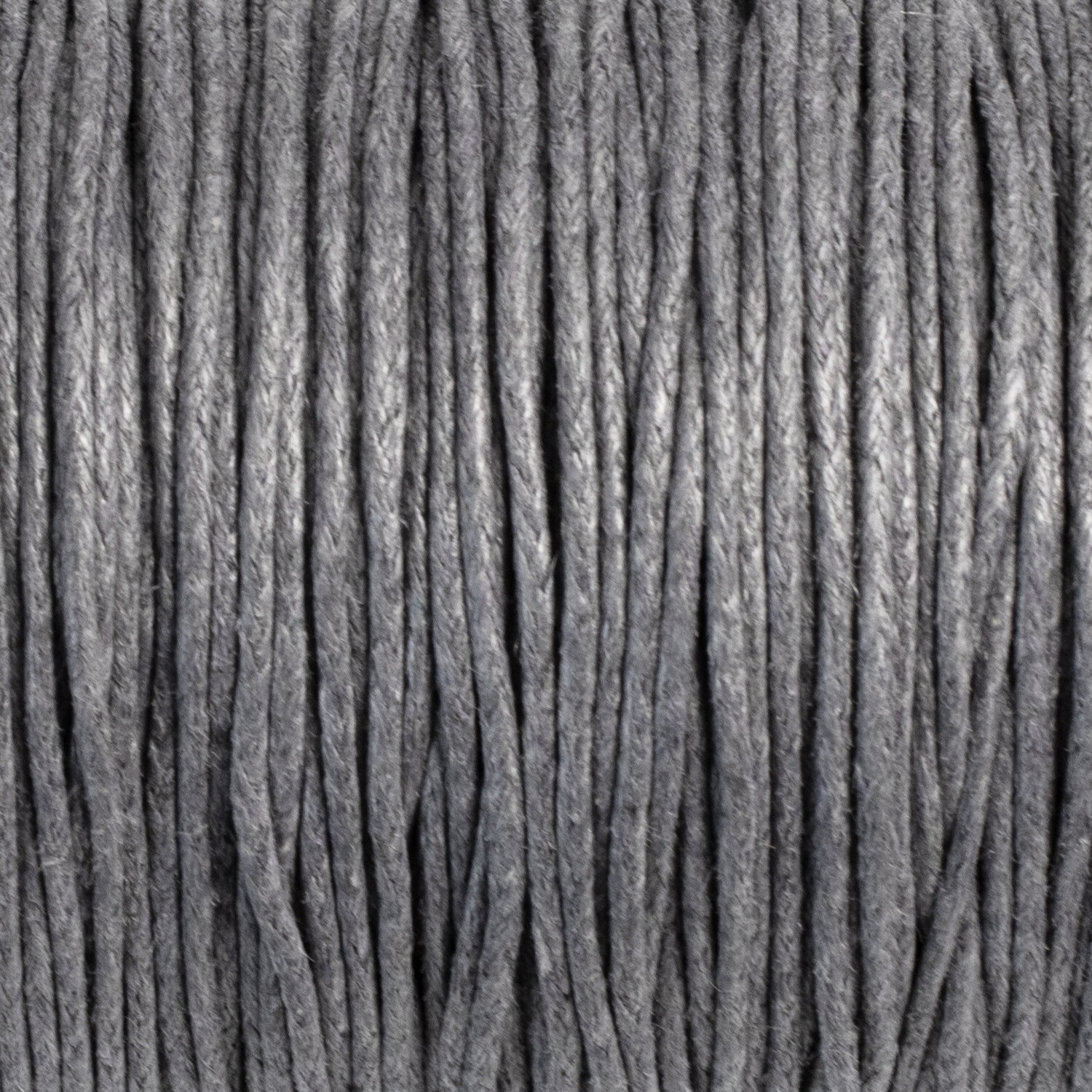 Medium Gray 1mm Waxed Cotton Cord, 70 Meters, Macrame, Beading String