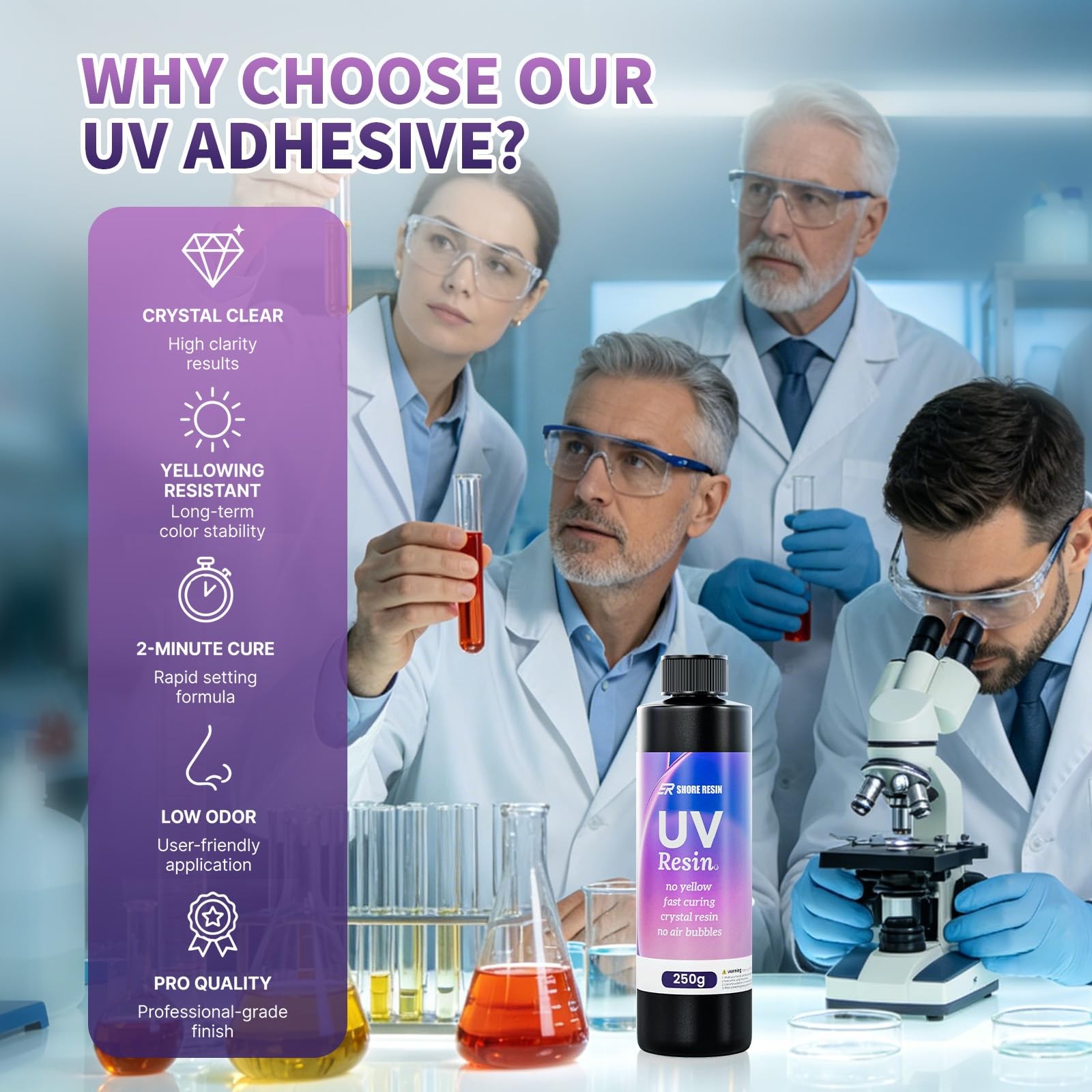 250g UV Resin Kit with Light, Jewelry Starter Set