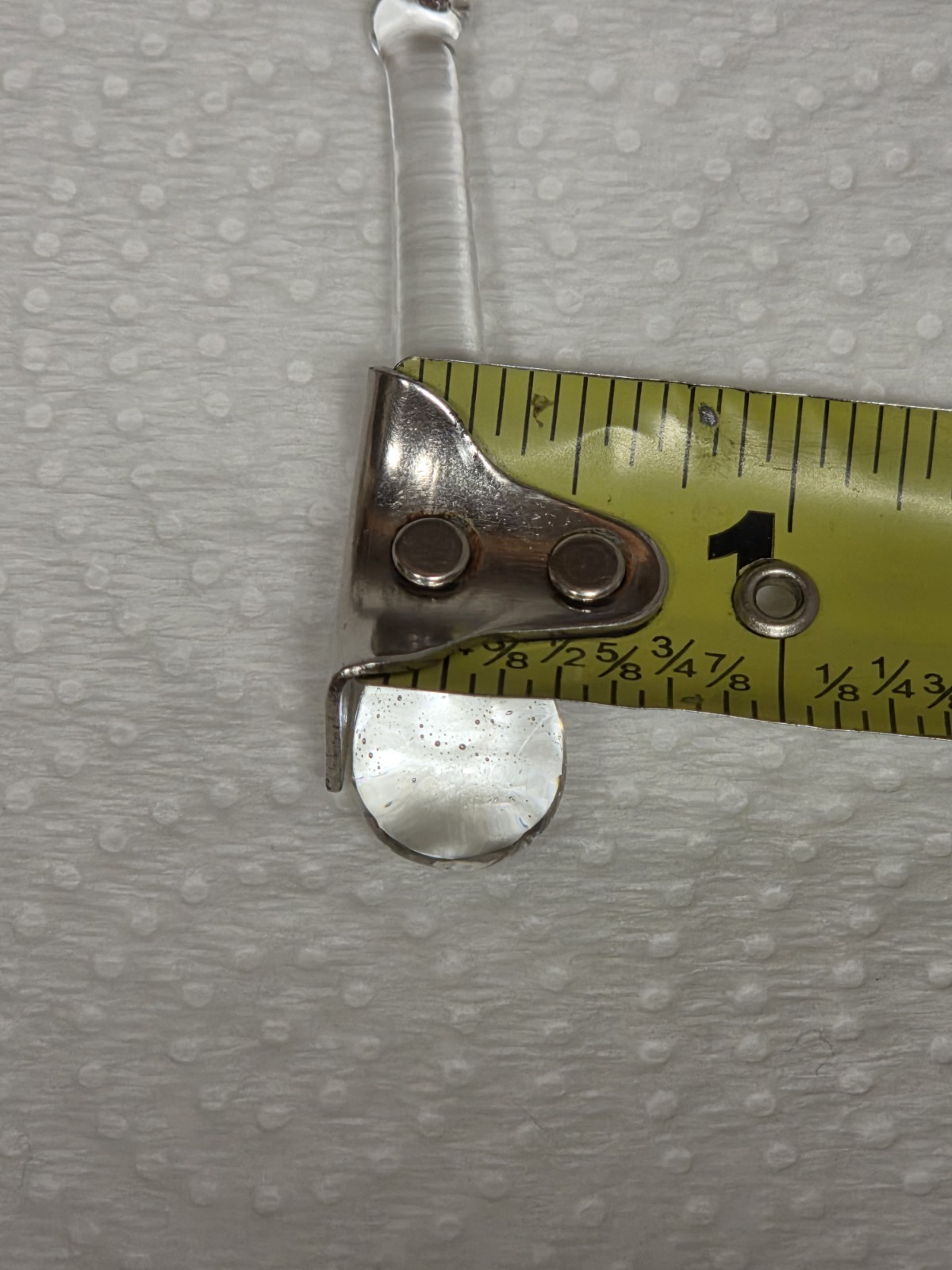 100 Clear Tear Drop Glass Chandelier Lamp crystals – 2 3/8”
