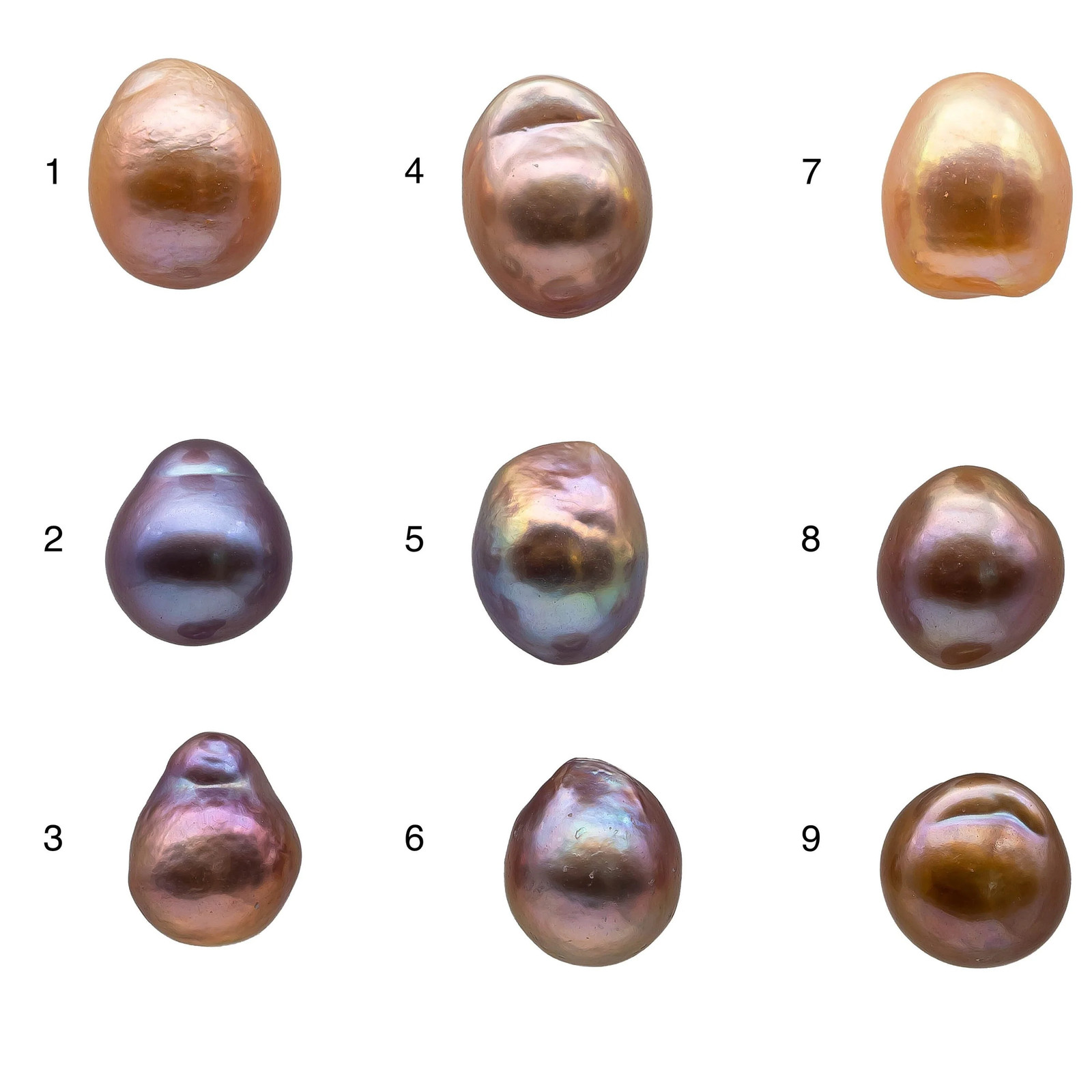 10-11mm Loose Edison Pearl with Very Nice Luster Undrilled Single Piece Freshwa