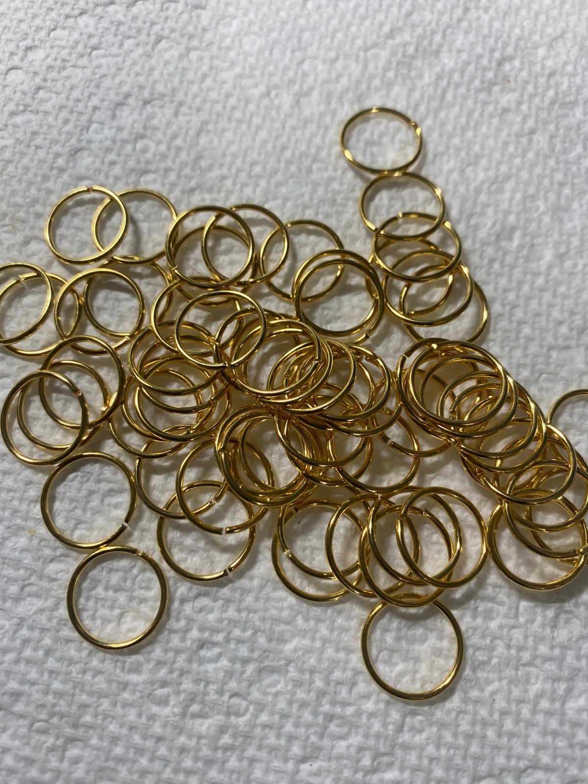 Jump Rings open and closed 10mm 12mm 18ga 16ga