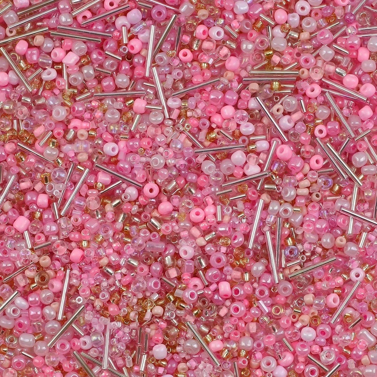 1000PCS Glass Seed Beads Mix Bulk Spacer Beads DIY Jewelry Making