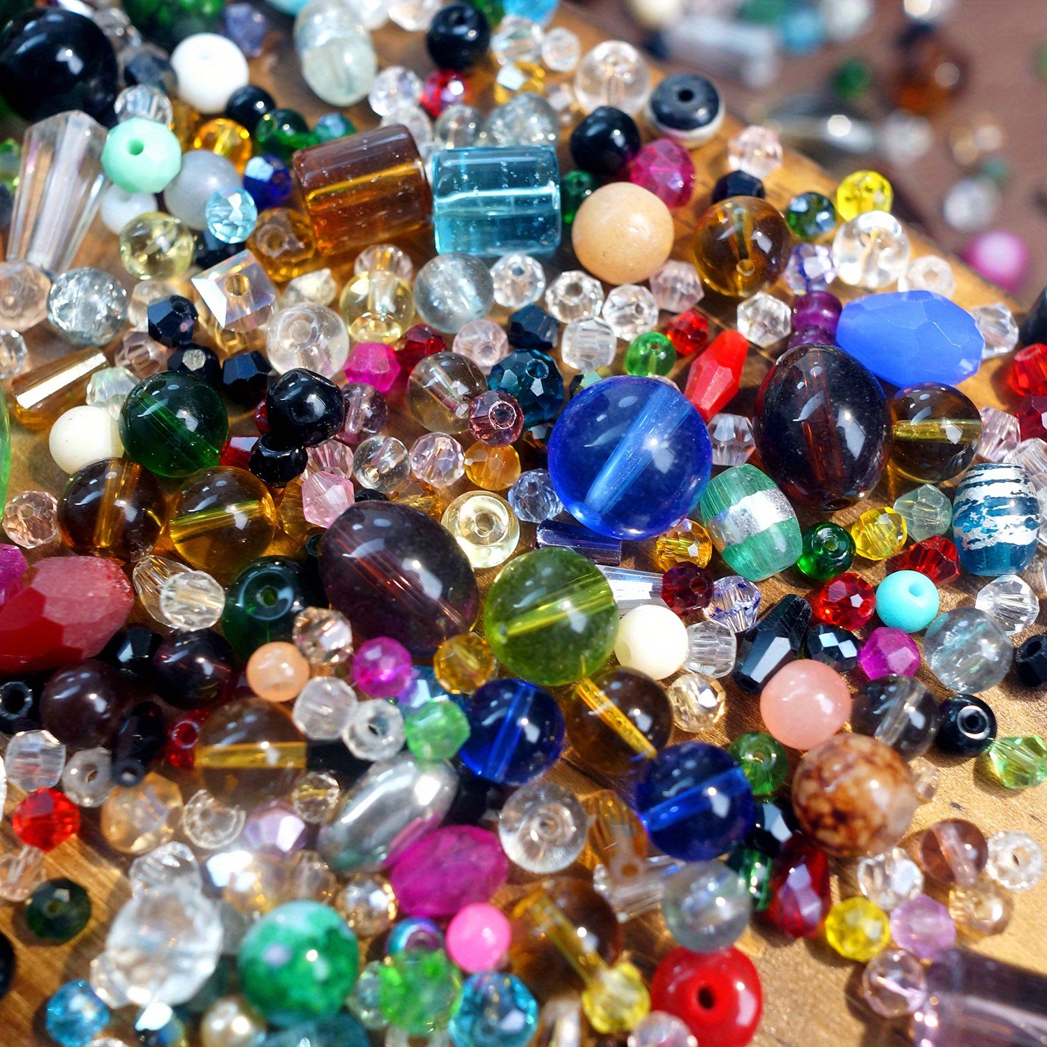 100g random mix style glass bead DIY charm making necklace bracelet craft beads