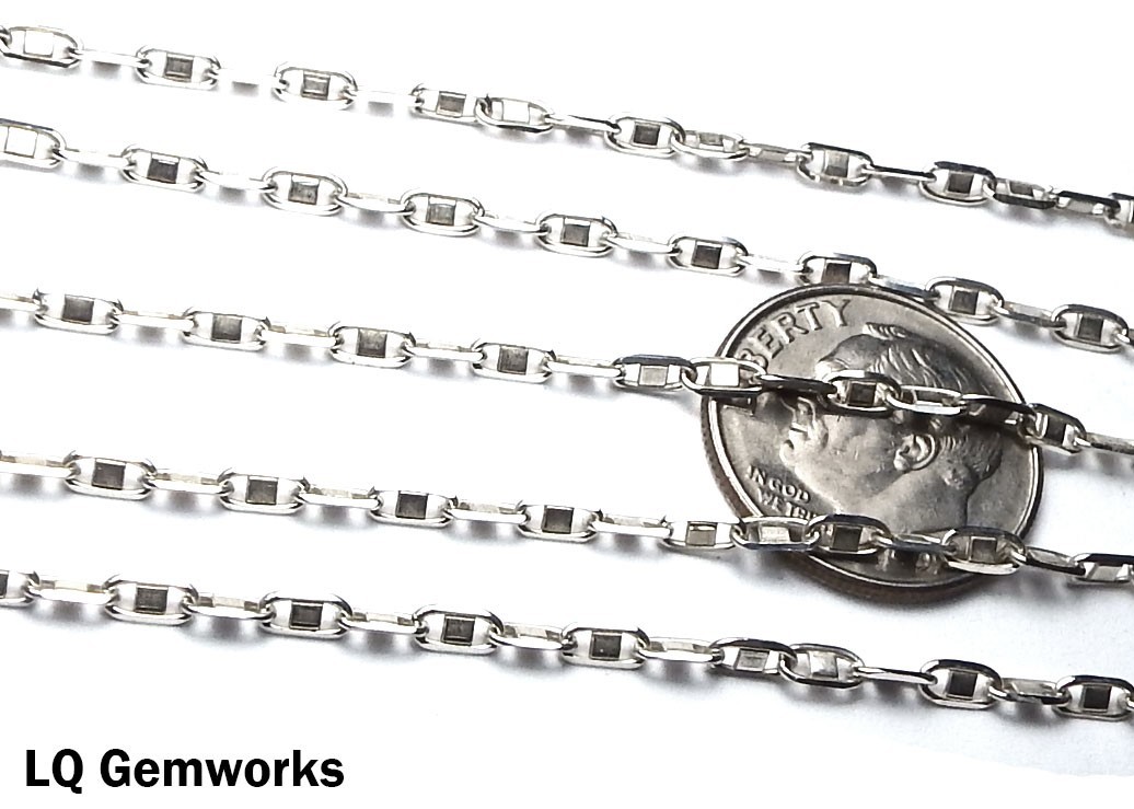 1′ Foot 925 STERLING SILVER Oval Chain 4.5×2.1mm #10484S