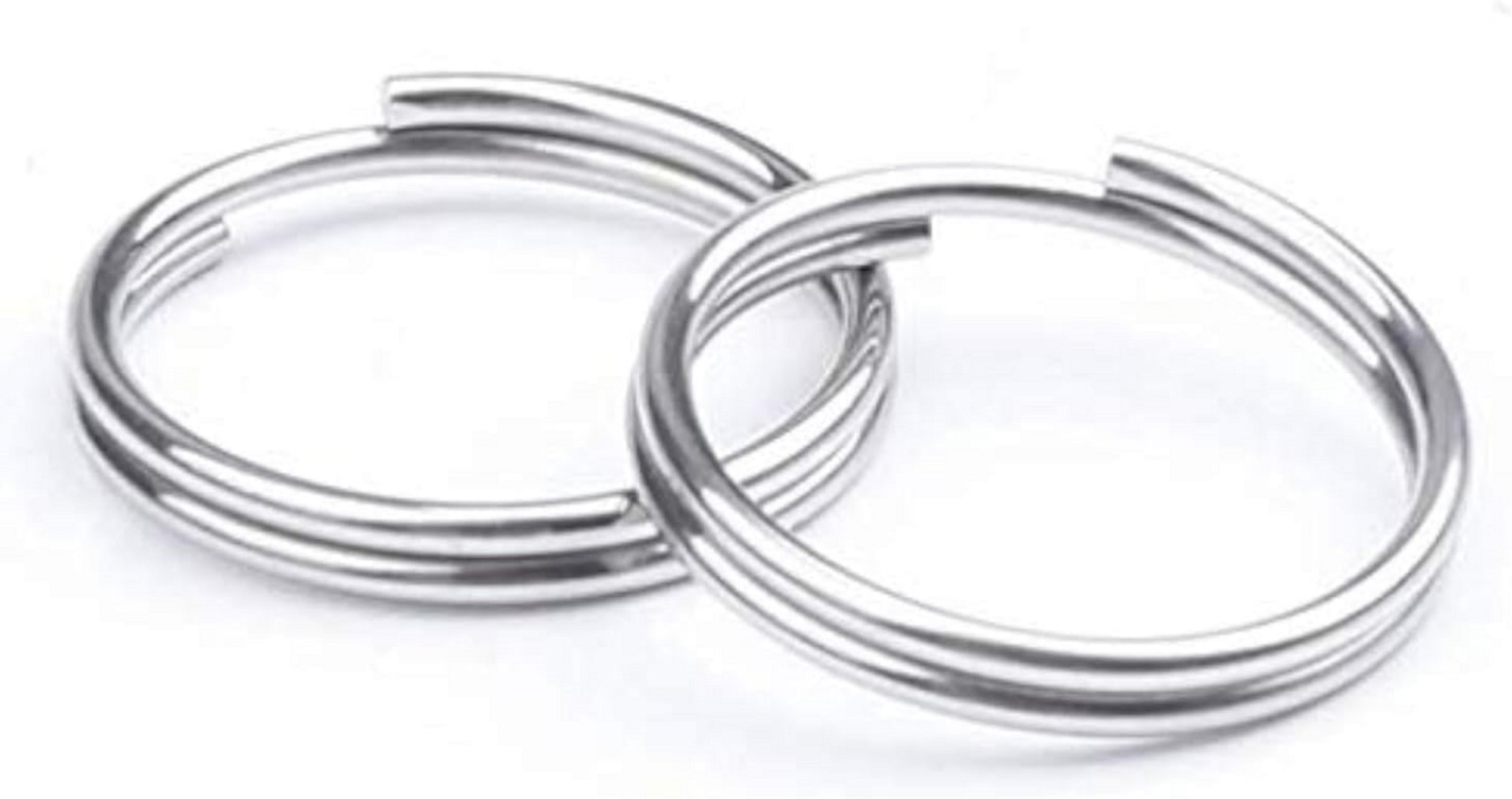 200 Pcs Stainless Steel 10 Mm Double Loops round Split Jump Rings for Connecting