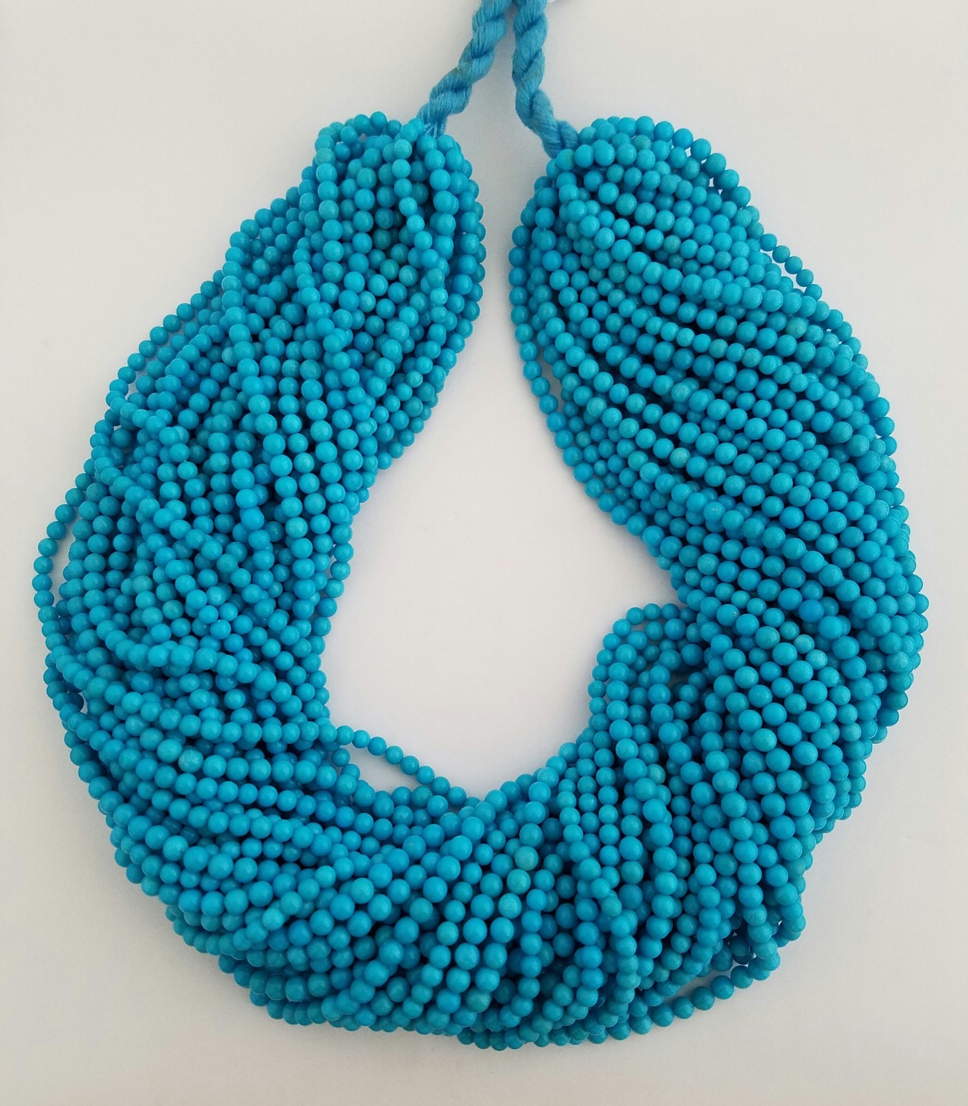One Strand 100% Natural Sleeping Beauty Turquoise Round Beads 4-4.5mm