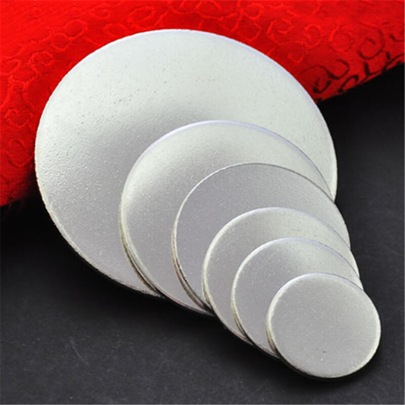 925 Sterling Silver Flat Disc Blanks for Engraving 10mm 15mm 20mm 25mm 30mm 40mm