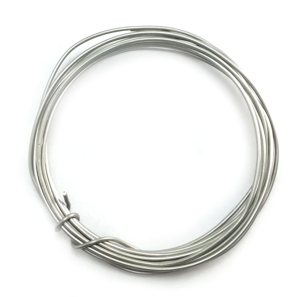 Destash Steel Silver Jewelry Wire 16 Gauge Dead Soft Round Q3 8ft Coils per Pkg