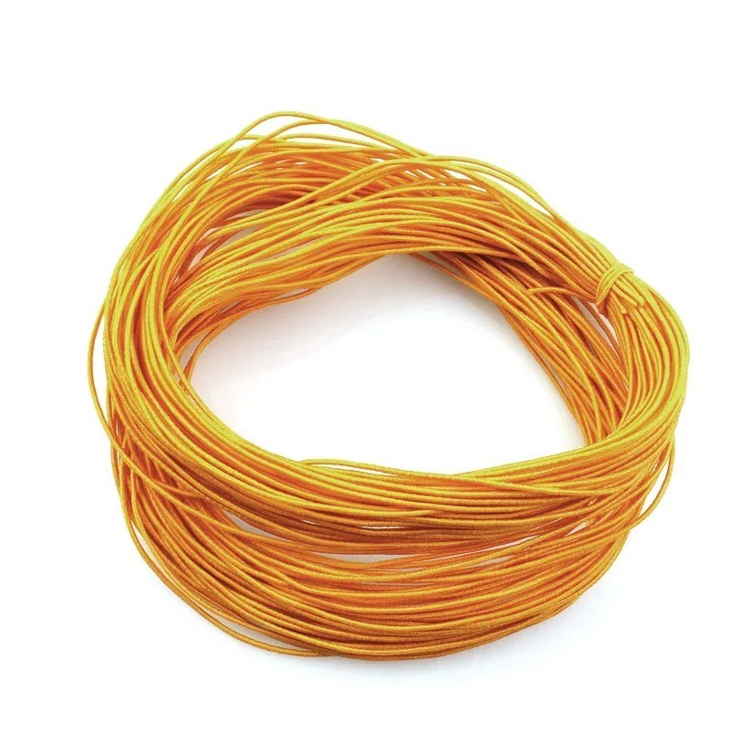 1mm Braided Elastic Cord 24M Stretch Beading Thread Jewelry Making 23 Colors