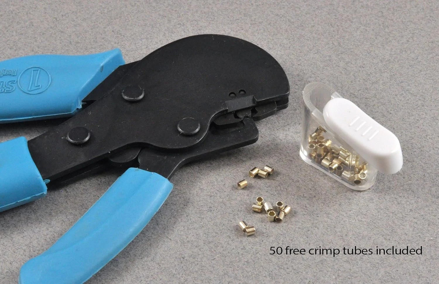 The Bead Buddy 1 Step Crimper One Squeeze Crimp Tool + 50 Free 2mm Crimp Tubes