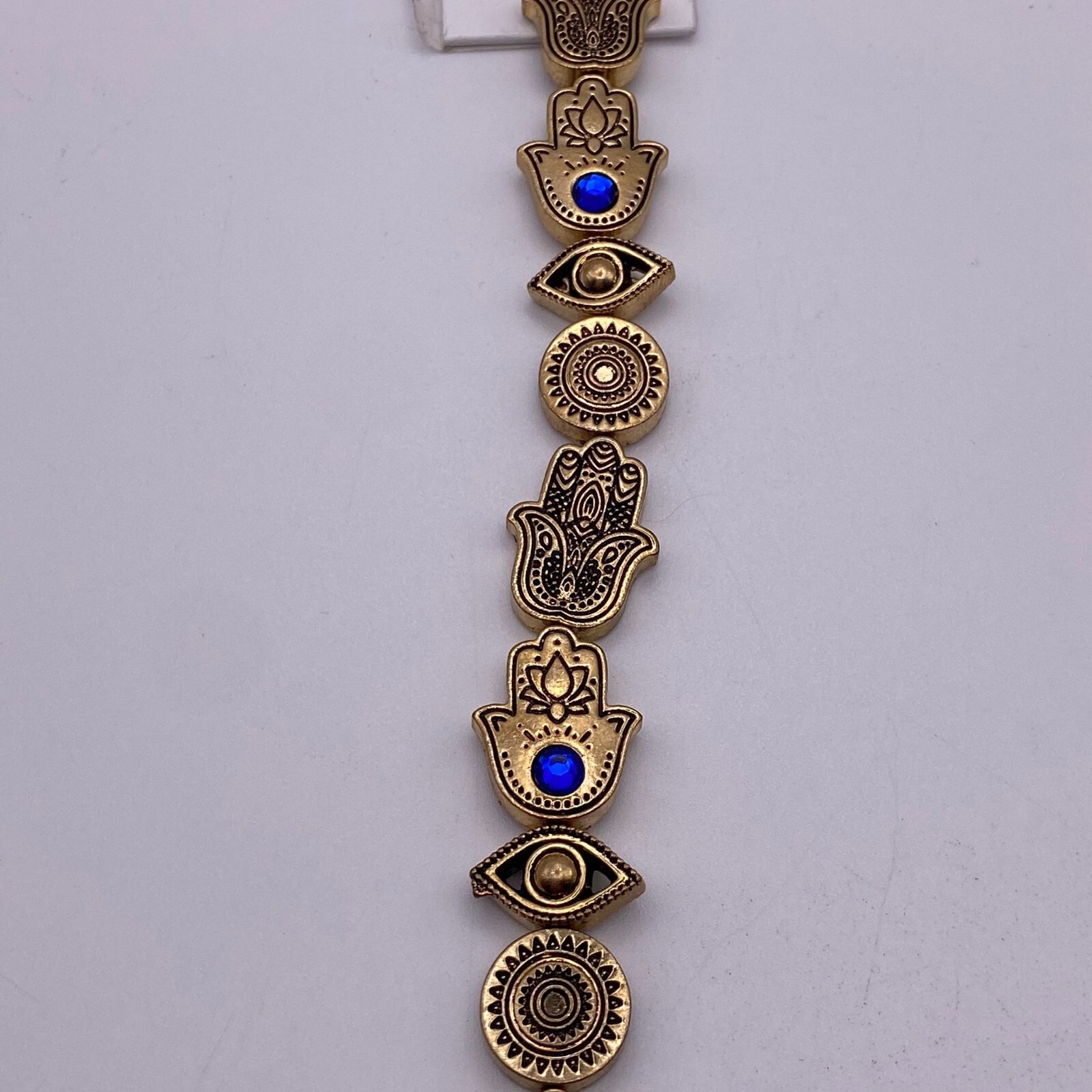 Blue Moon Metal Strand Unicorn Tropical & Amulet Gold tone and Heavy Trinkets