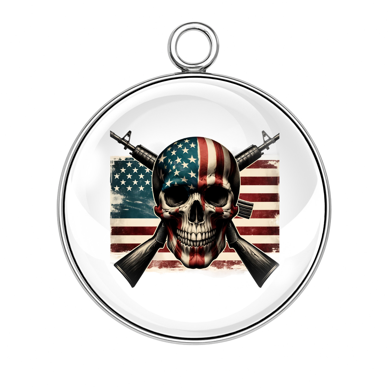 🎖️ Patriotic Glass Cabochon Charms – Eagles, Flags & Freedom – DIY Jewelry