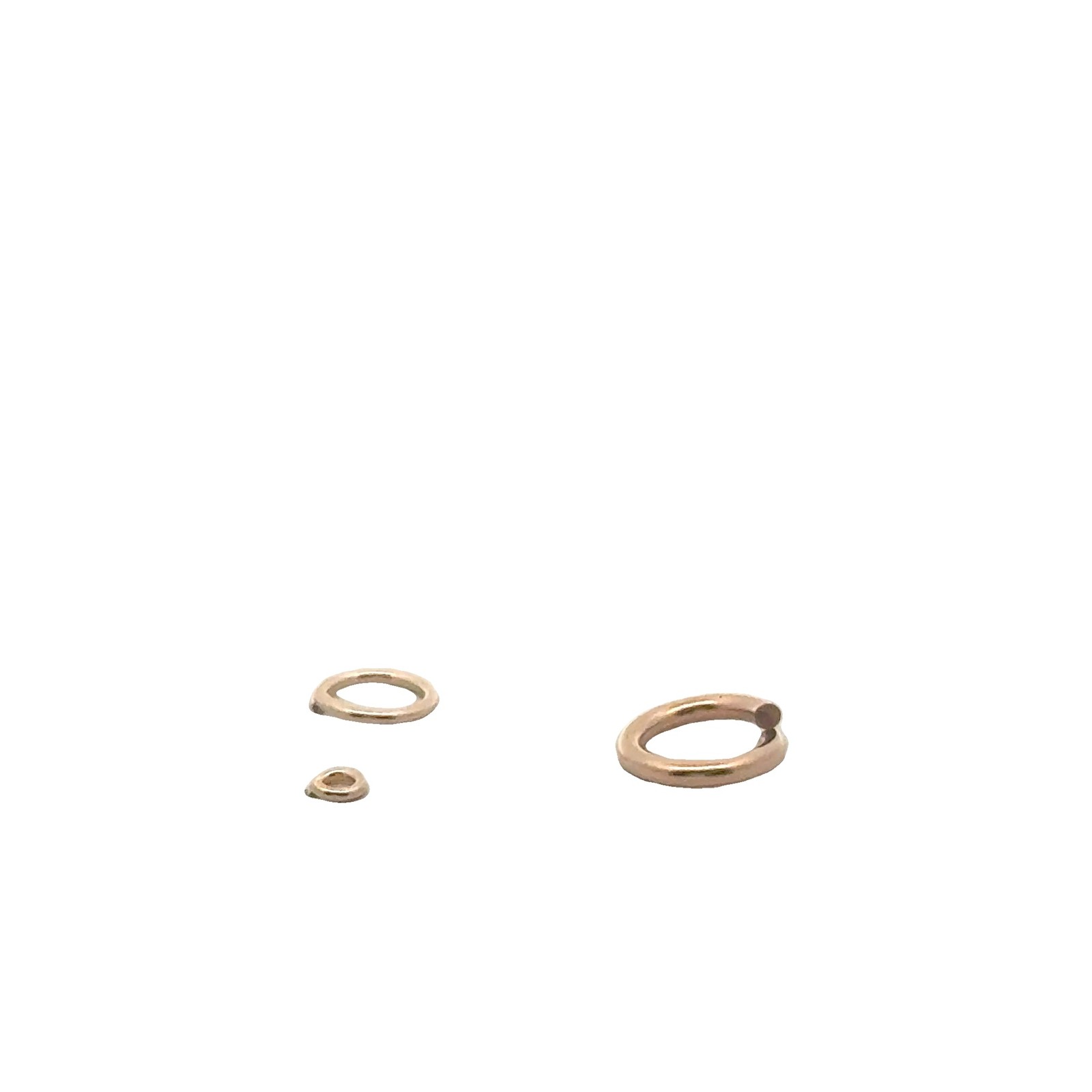 14K Real Gold Filled Open Jump Rings | 16 Gauge, 18 Gauge, 20.5 Gauge, 22 Gauge.