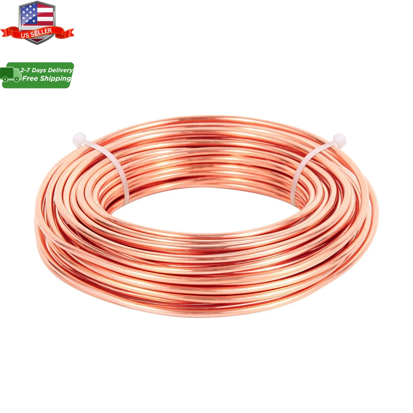 10 Gauge Bare Copper Wire 99.9% Pure Dead Soft 10ft for Electroculture & Jewelry