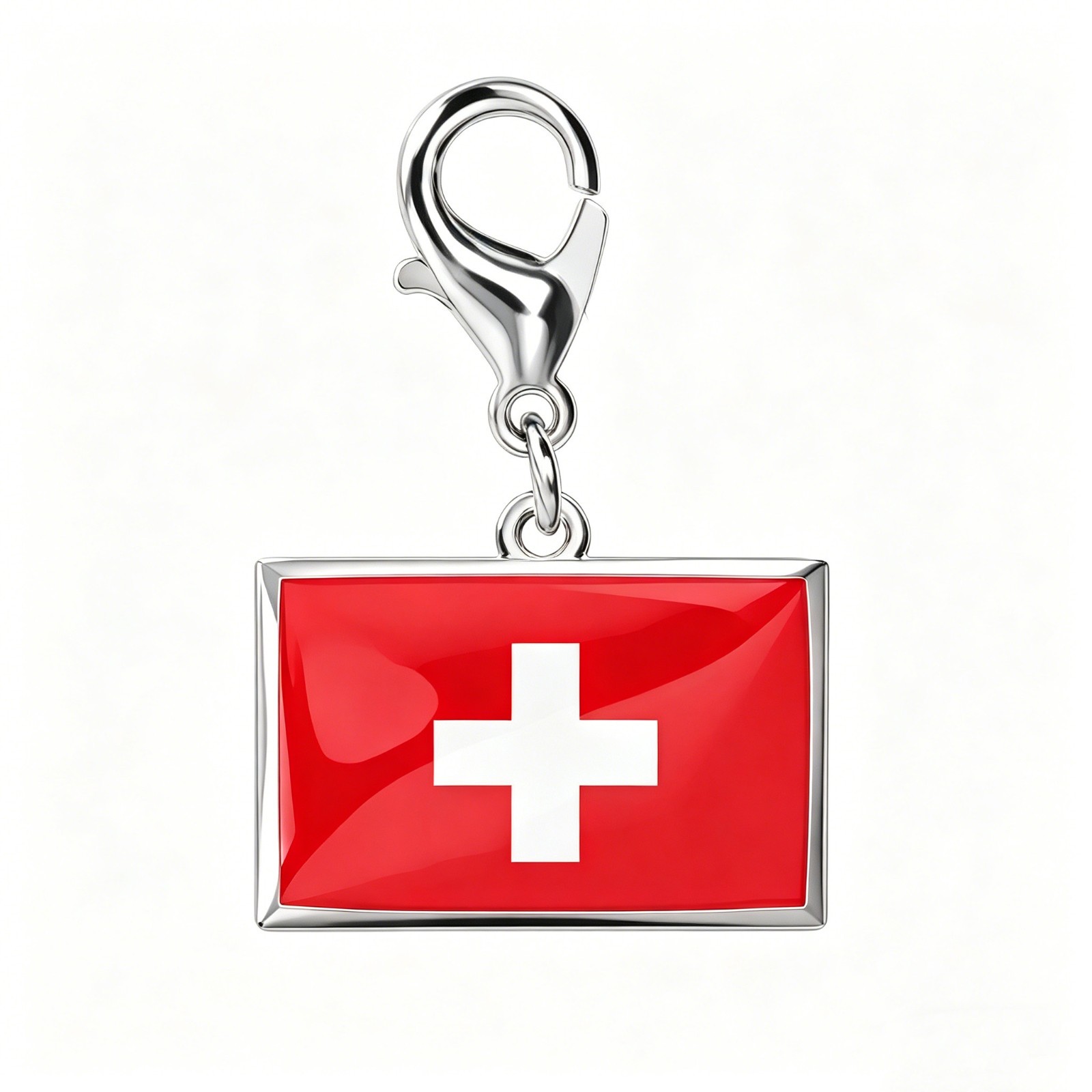 Stainless Steel DIY accessories Custom 6.6mm*10mm National Country Flags Charms