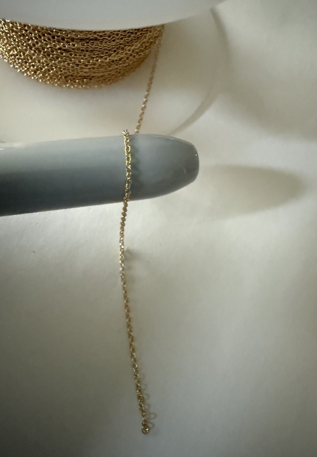 14kt gold filled 1.3x1mm cable chain 100 feet