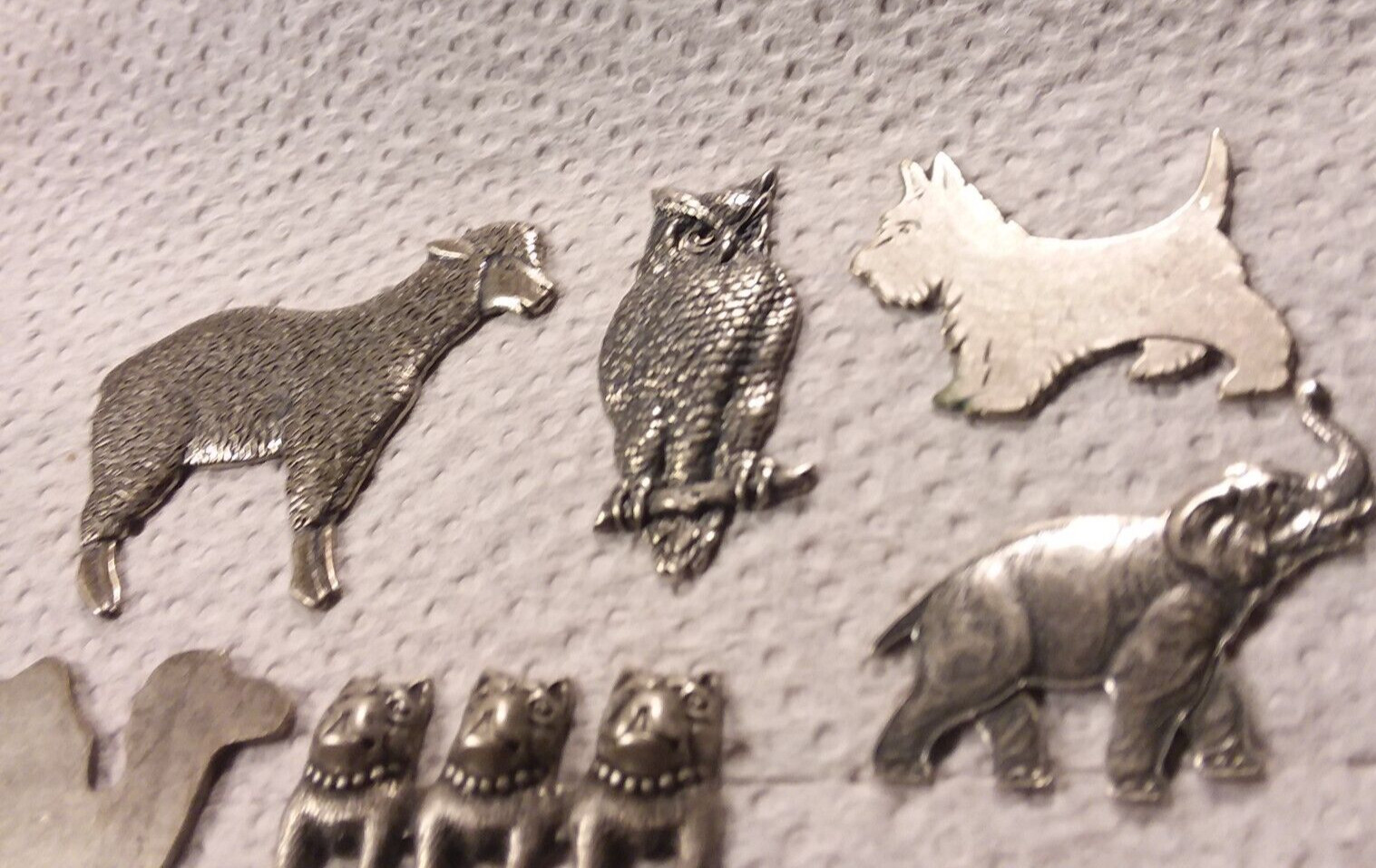 Jewelry Finding:9PCS Stampings and Cuts Silver Tone Findings 02-01-2025
