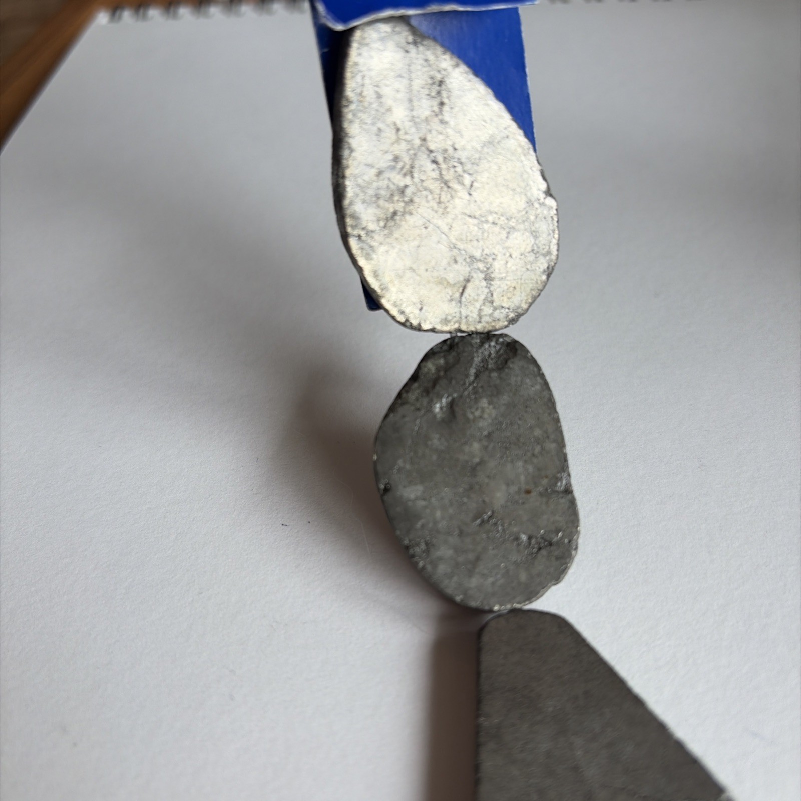 Pyrite Stone Nugget Beads X5 35mm