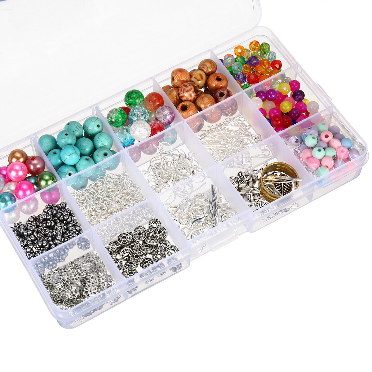 Starter Girls Kids DIY Bracelet Arts Craft Beads Jewellery Making Wire Plier Set