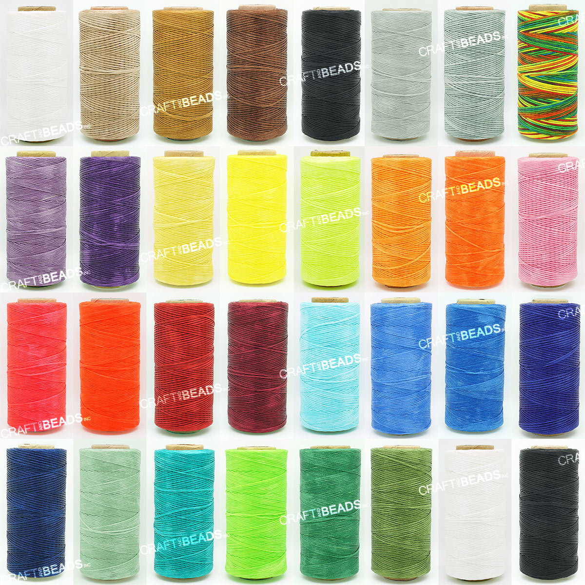 1×0.5MM Flat Braided Waxed Polyester Cord Beading Thread Craft Stitching String