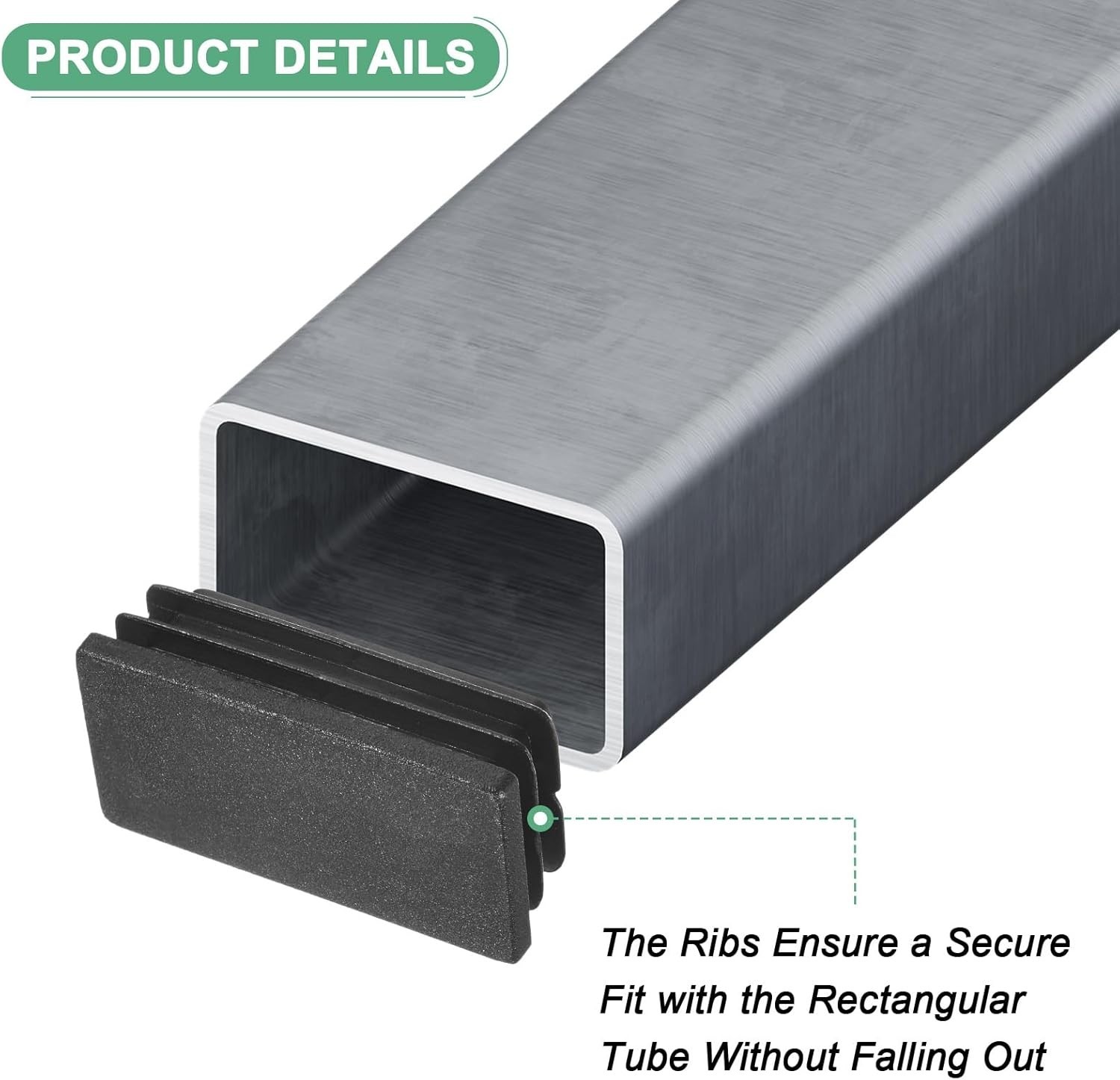 Protective Plastic Inserts (10-Pack, 2 x 1 Inch) – Easy Fit for Metal Pipes