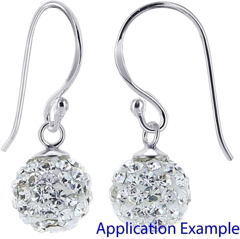 20pcs Quality 925 Sterling Silver Dangle Earring Hooks – Hypoallergenic Design