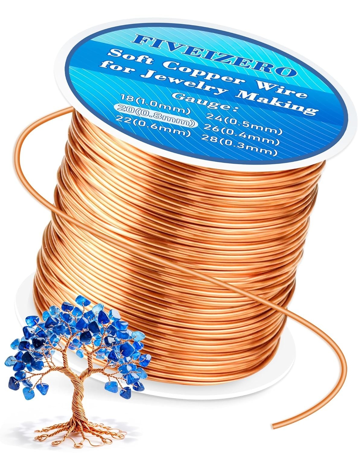 Copper Wire For Jewelry Making Pure Dead Soft Bare Gardening Beading 82 Ft 20 GA
