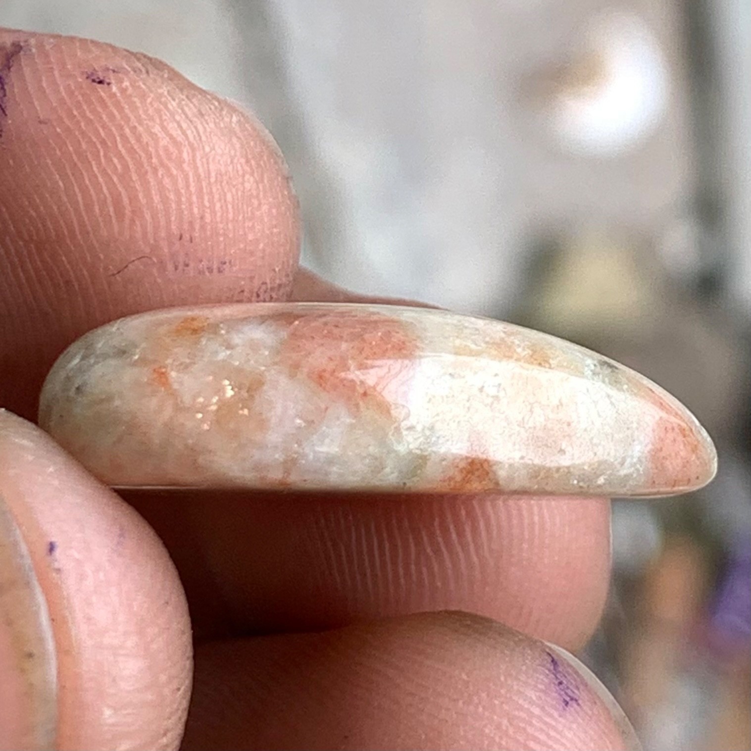 Natural Sunstone 24 Ct Pear Cabochon | 18.40×25 mm Loose Gemstone