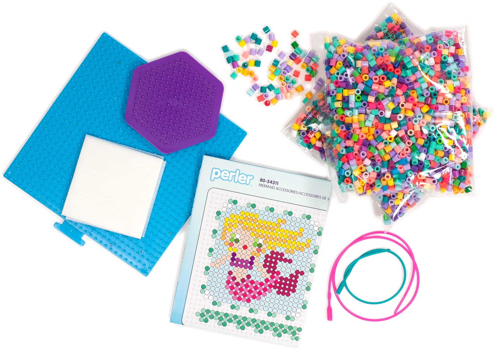 Perler Beads 3D Ocean And Mermaid Fuse Bead Kit 4006Pcs 22 Projects