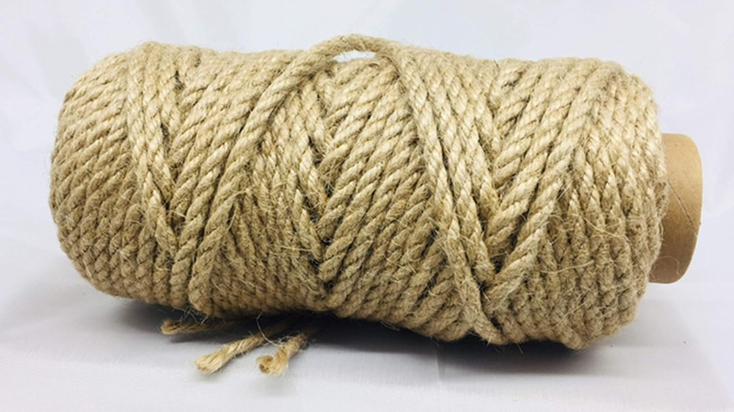 100 Feet 5Mm Jute Twine, Heavy Duty Jute Rope, Natural Hemp Rope for DIY Arts…